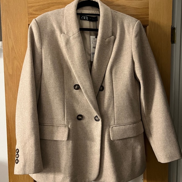 NWT zara wool blend blazer - Picture 1 of 1